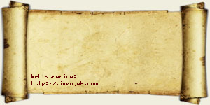 Alimpije Crnčević vizit kartica